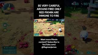 PIKMIN SAFETY MESSAGE CAUTION AROUND FIRE [upl. by Eiramesor691]