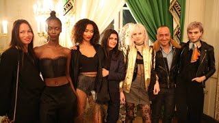 Berliner Modesalon in Paris mit Karl Lagerfeld Marina Hoermanseder amp Nobieh Talaei [upl. by Palila]