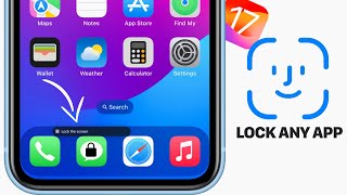 How to Lock App With Face ID or Passcode on iPhone [upl. by Peedsaj363]