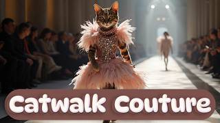 Catwalk Couture FallWinter 202425 Fashion Show with Trendsetting Kittens [upl. by Poland]