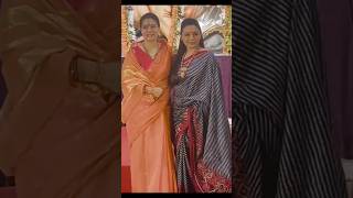 Rani Mukherjee kajol at Durga Pooja bollywood shortsfeed shorts ranimukherjee kajol treanding [upl. by Luhe]