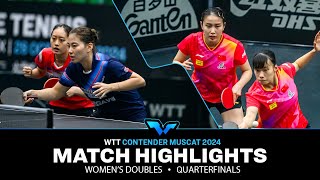 YoonKim vs QianShi  WD QF  WTT Contender Muscat 2024 [upl. by Avner]