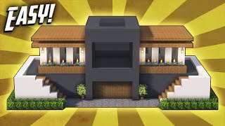 Minecraft How To Build A Large Modern House Tutorial 46 [upl. by Clayborne]