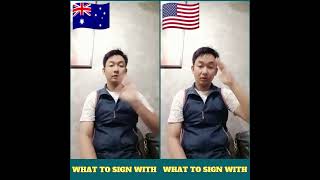 ASL  AUSLAN BY ALPHABET FAST [upl. by Adnotal706]