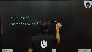 In Dumas method of estimation of nitrogen 01840 g of an organic compound gave [upl. by Femmine]