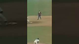 Thurman Munson Throws Out Hal McRae [upl. by Blinny]