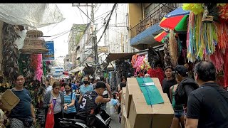 The Largest Street Market Tabora Divisoria Walk Tour plus Divisoria Mall Walk Tour [upl. by Cybil]