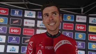 Warren Barguil  Interview au départ  De Brabantse Pijl  La Flèche Brabançonne 2023 [upl. by Aicened458]