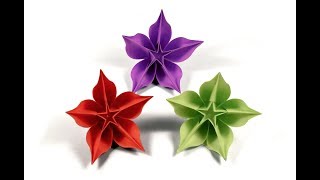 Origami Instructions  Carambola  Paper ART 013 [upl. by Esbensen307]