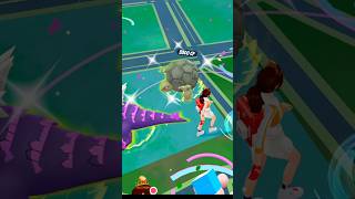 Caught duo shiny mighty Pokémon with ultimate Cp shorts mighty shiny event ultragoo evolved [upl. by Diad]