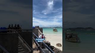 Beach at Coral Island Pattaya Thailand 🇹🇭  UnitedJoy [upl. by Yznel]