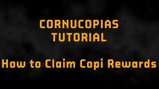 How to Claim Copi Rewards [upl. by Pressey]