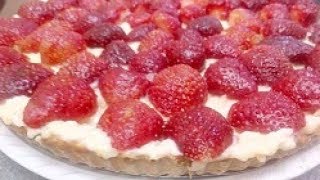 أروع تارت بالفراولة بطريقة مبسطة وناجحةtarte aux fraises [upl. by Lal]