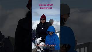 Glacier 3000 Switzerland travel switzerland glacier3000 ice mountains europe [upl. by Ciapas]