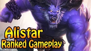 Alistar Support Ranked Gameplay  League of Legends [upl. by Ikila]