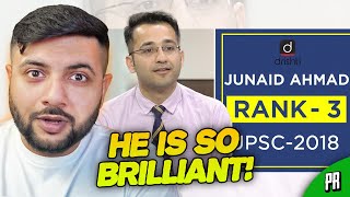 Pakistani Reacts to UPSC TOPPER MOCK INTERVIEW  JUNAID AHMED [upl. by Laehctim]