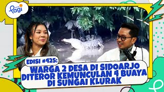 Warga 2 Desa di Sidoarjo Diteror Kemunculan 4 Buaya di Sungai Klurak [upl. by Sylvie444]