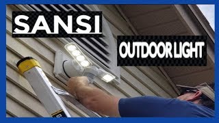 THE BRIGHTEST SANSI LED SECURITY LIGHT ON THE MARKET [upl. by Esinel]