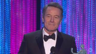 Bryan Cranston  Dont Piss In The Soup Trump  Sag Awards 2017 [upl. by Imoan]