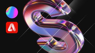 How to Create New Iridescent Material in Spline App x Adobe Firefly [upl. by Naenej272]