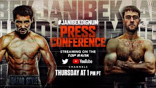 Janibek Alimkhanuly vs Danny Dignum  PRESS CONFERENCE [upl. by Gabriella708]