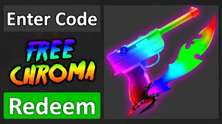 HOW TO REDEEM FREE CHROMA GODLYS IN MM2 [upl. by Asille439]