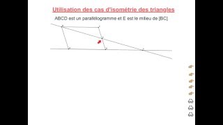 62 Utilisation des cas disométries des triangles [upl. by Luckin]