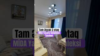 MİDA Yaşayış Kompleksi 3 otaq Tam Əşyalı 123 194000 ☎️0552692929 Miri [upl. by Notnarb]