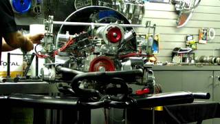 Steve Suttons 1776cc POWERHAUS VW Engine with Dual Empi Carburetors [upl. by Akcire]