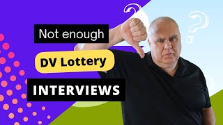 DV Lottery Greencard  March scheduling update  NOT enough interviews [upl. by Hyps]