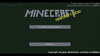 Minecraft Alpha 101605 PREVIEW [upl. by Nicholle]