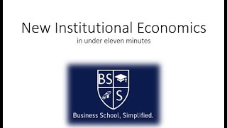 New Institutional Economics in 11 Minutes [upl. by Mavis309]