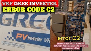 GREE VRF ERROR CODE C2 0505265874 [upl. by Dollar818]