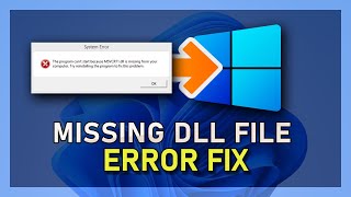 Windows 11  How To Fix Missing DLL Files Error [upl. by Alexia]