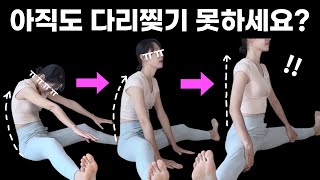 이렇게 쉬운데 왜 아무도 안알려준거죠 골반교정 다리찢기 100성공하는 기적의운동법 [upl. by Nerej488]