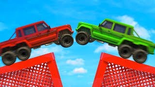 MILE HIGH SUMO CAR DERBY GTA 5 Funny Moments [upl. by Cyprio398]