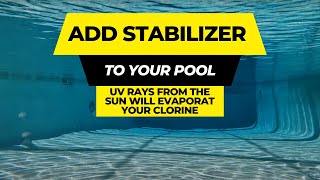 Add Stabilizer to Your Pool [upl. by Ybbob964]