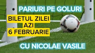 BILETUL ZILEI SUPERBET LA PARIURI SPORTIVE AZI 6 FEBRUARIE [upl. by Brita649]