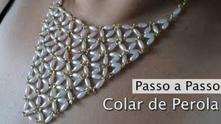 NM Bijoux  Passo a Passo  Colar de Pérolas [upl. by Massimiliano100]