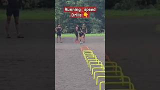 Running speed drills 🇮🇳 army motivation sports speed shorts viralvideo [upl. by Adnaluy310]