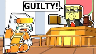 Minecraft but I WAS SENTENCED GUILTY on the SOCK SMP [upl. by Ikkaj]