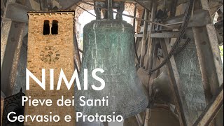 Campane di Nimis UD  Pieve dei Santi Gervasio e Protasio [upl. by Eillek]