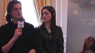 Peter Vack Natalia Dyer amp Leah Meyerhoff talk quotUnicornsquot [upl. by Chicky]