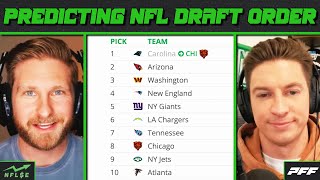 Predicting Final 2024 Draft Order  Mock Draft  NFL Stock Exchange [upl. by Grefe]