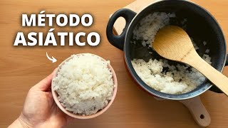 🍚 Cómo hacer Arroz Blanco en Olla Normal sin arrocera  Estilo Asiático [upl. by Inig267]