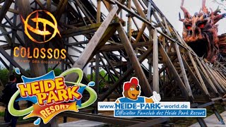 Colossos Kampf der Gigangten BACKSTAGE TOUR  Heide Park Resort 2019 [upl. by Pierro]