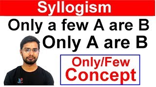 Syllogism Only Few Statement Concept By Anshul Saini [upl. by Irreg]