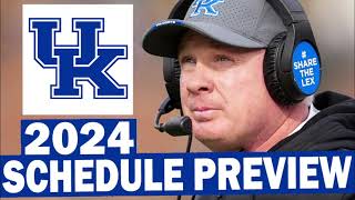 Kentucky 2024 Schedule Breakdown [upl. by Marylinda]