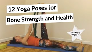 12 Yoga Poses for Bone Health and Strength  Fishman Method for Osteoporosis Yoga [upl. by Limay]