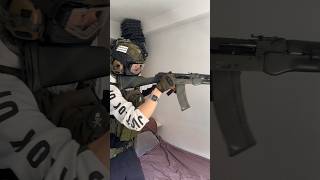 Iraqí Reload Method for AK74 shorts ak gun akm gbbr airsoft tactical [upl. by Sinnard]